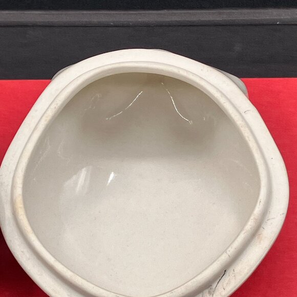 Takahashi Hand Decorated Ceramic Frog Trinket Box, Butterflies, Flowers, Japan - Picture 6 of 8